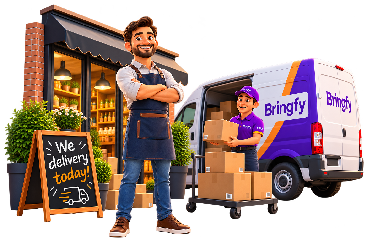 Bringfy same-day next-day delivery for business