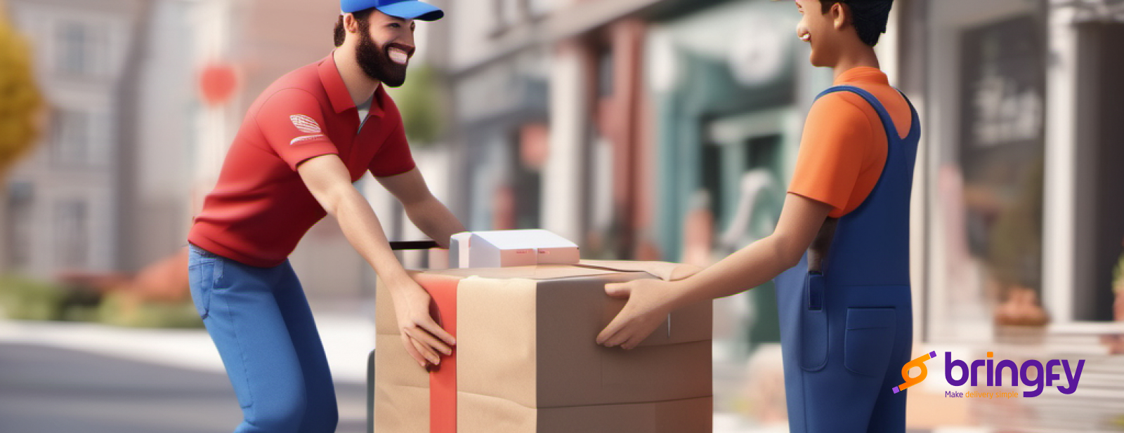 Delivery donations seamlessly